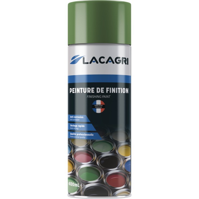 Peinture de Finition Vert John Deere Apres 1987 Aerosol 400ML Lacagri référence fournisseur 234676
